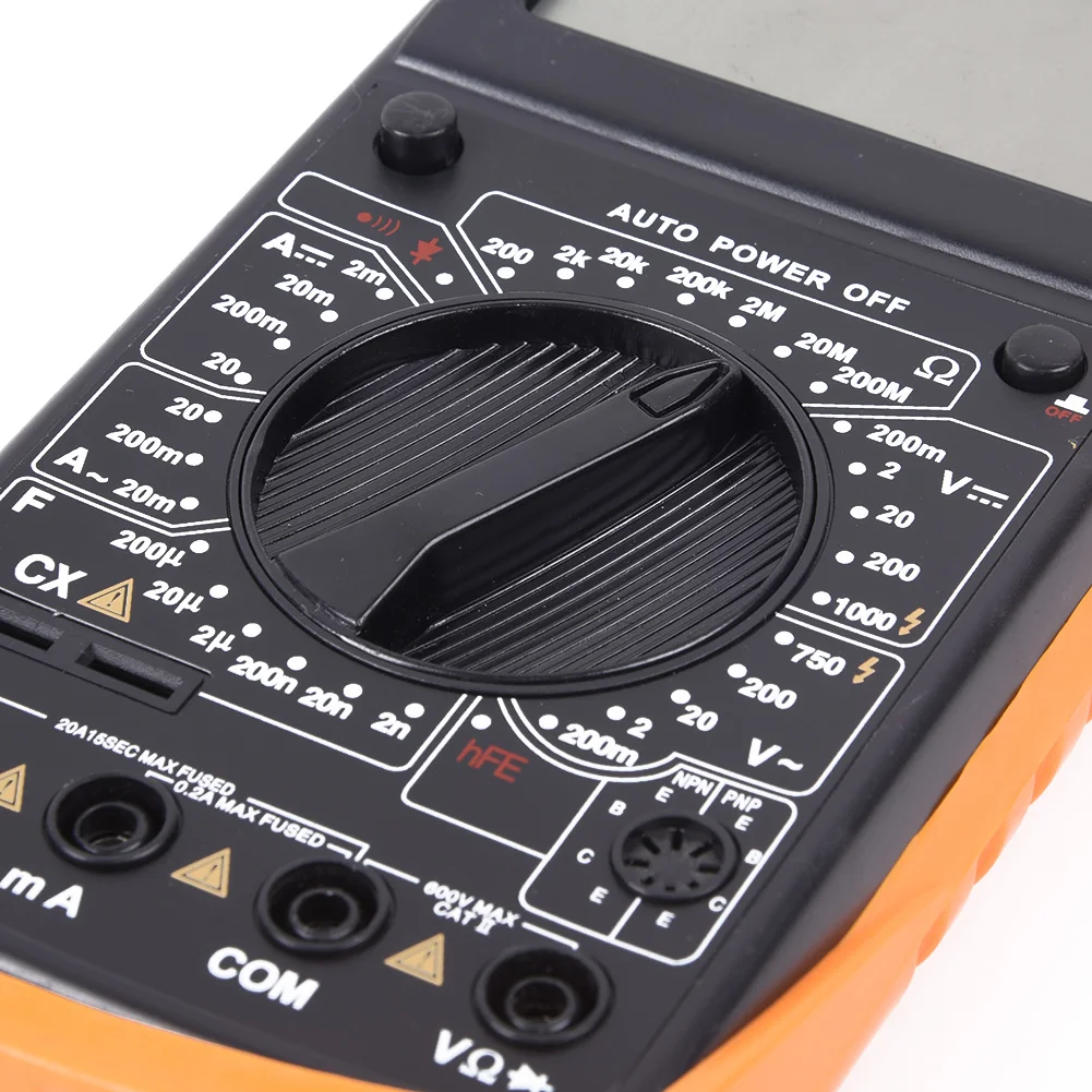 Pro DT9205A Цифровой мультиметр с ЖК-дисплеем AC/DC Амперметр тестер сопротивления емкости