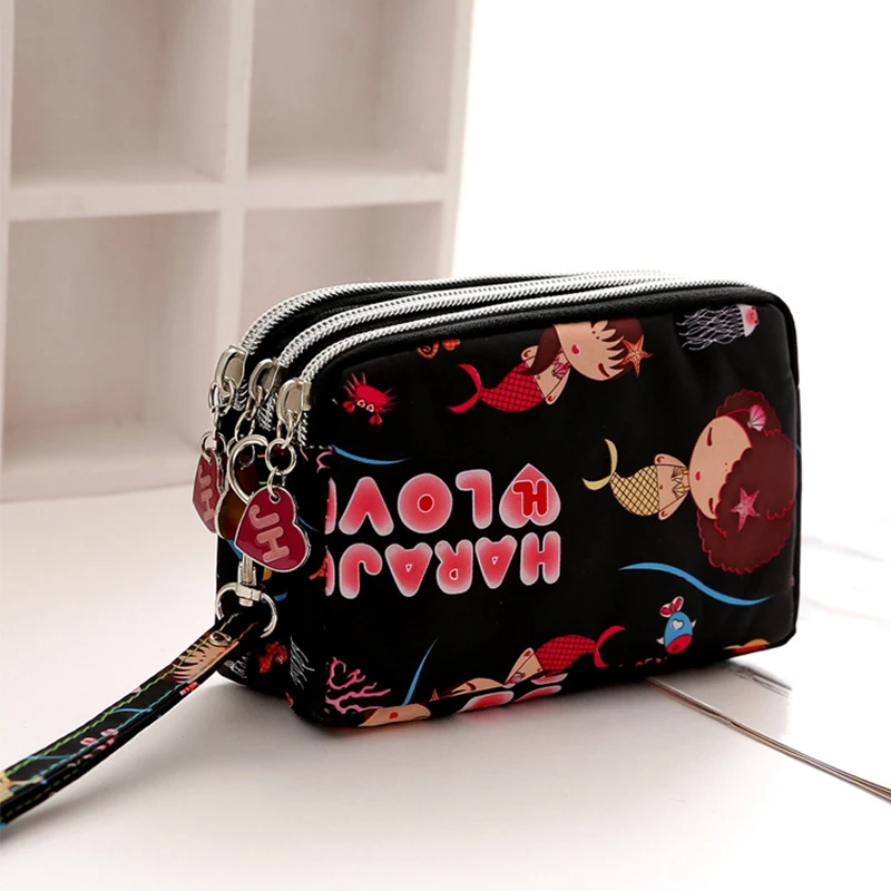 Apple x 8 7 6s plus 5s se 6 дюймов водонепроницаемая сумка для мобильного телефона Модная Портативная сумка на молнии - Цвет: Black Mermaid
