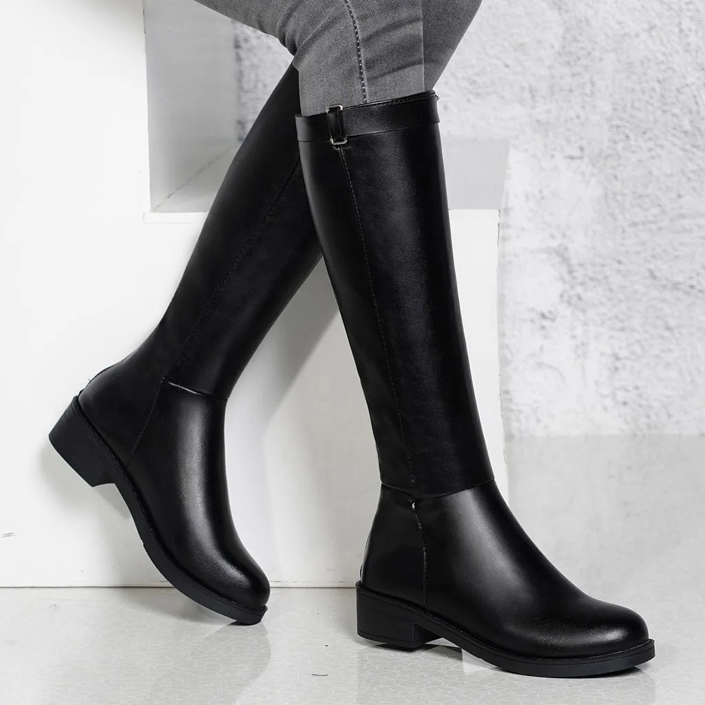Женские ботинки фирменный дизайн; непромокаемые сапоги; Женские однотонные резиновые водонепроницаемые ботинки на плоской подошве; модные ботинки на квадратном каблуке;# smt