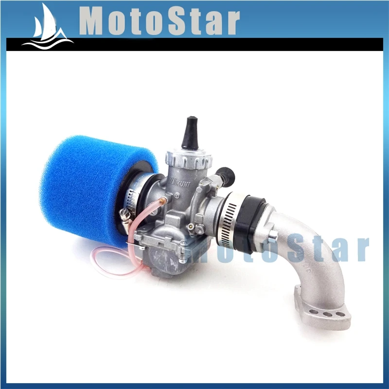 Mikuni VM24 карбюратор 28 мм Carb+ 42 мм воздушный фильтр+ впускная труба Mainfold+ фланец+ прокладка для 140cc 150cc 160cc питбайк