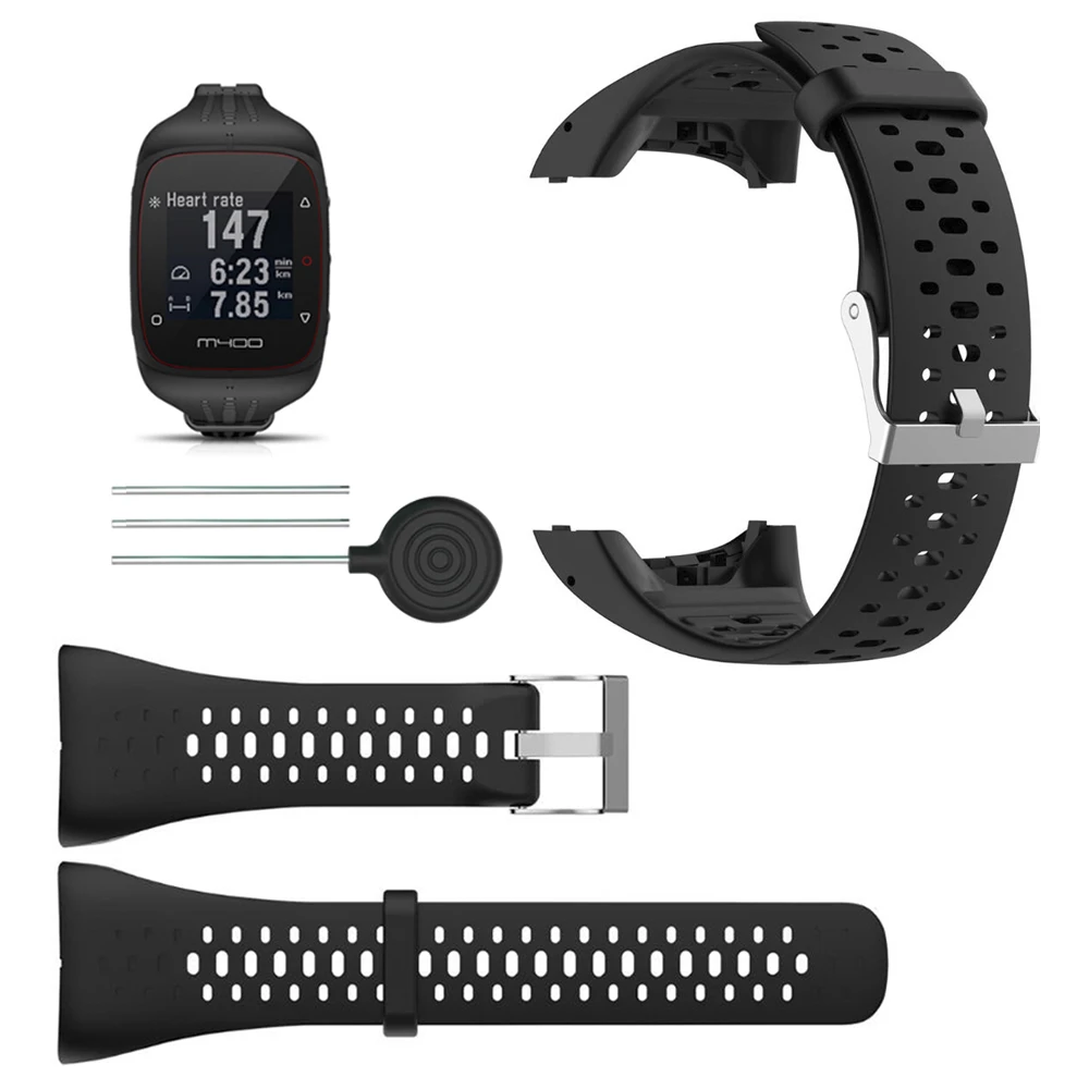 Correa silicona suave para reloj Polar M400 M430, pulsera de repuesto para reloj deportivo, accesorios - AliExpress Productos