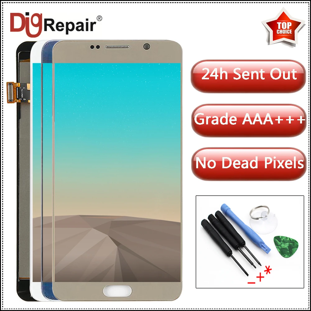 

For SAMSUNG Galaxy Note 5 LCD N920 N920F N920P N920A N920C LCD Display Touch Screen Digitizer Replacement For Samsung Note 5 LCD