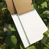 50 Sheets Khaki Sketchbook Spiral Notebook Inner Blank White Paper Notebook for Painting Drawing Writing ► Photo 2/5