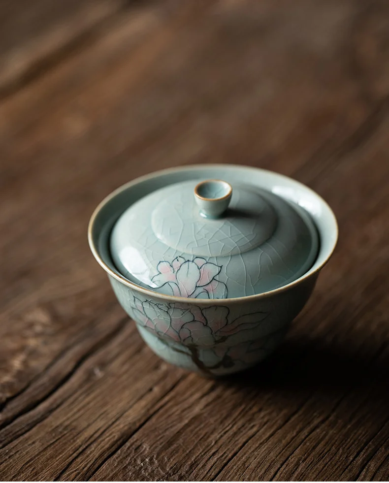 maker gaiwan tigela de chá com capa kung fu teaware