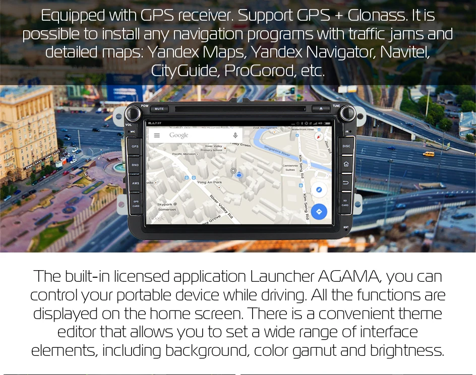 Flash Deal Marubox KD8019 64GB Car DVD Player for Volkswagen Magotan, Universal Car Multimedia Player with DSP, GPS Navigation, Android 9 5