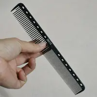 Professional Hair Comb Heat Resistant Medium Cutting Carbon Comb Salon Anti-static Brush Barber Styling Tool 1