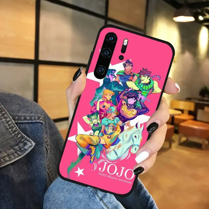 huawei phone cover Anime JoJos Kỳ Dị Phiêu Lưu Ốp Lưng Điện Thoại Huawei Honor Giao Phối P 9 10 20 30 40 Pro 10i 7 8 một X Lite Nova 5T cute phone cases huawei Cases For Huawei