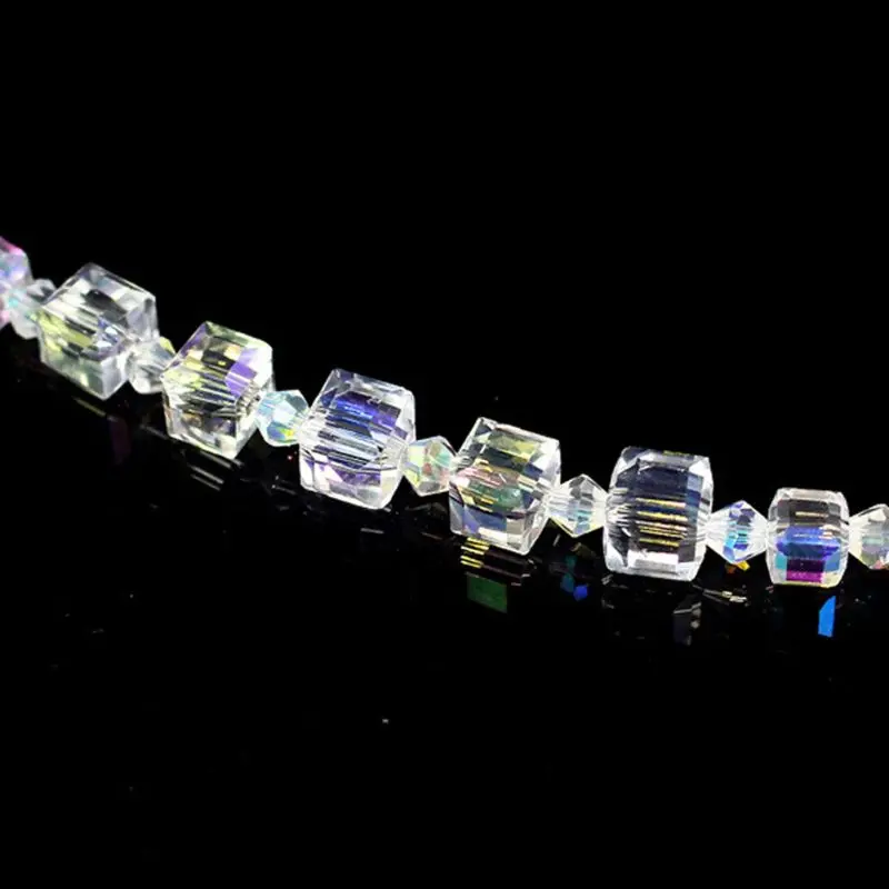 Elegant Rainbow Aurora Crystals Necklace Chokers for Women Fashion Jewelry