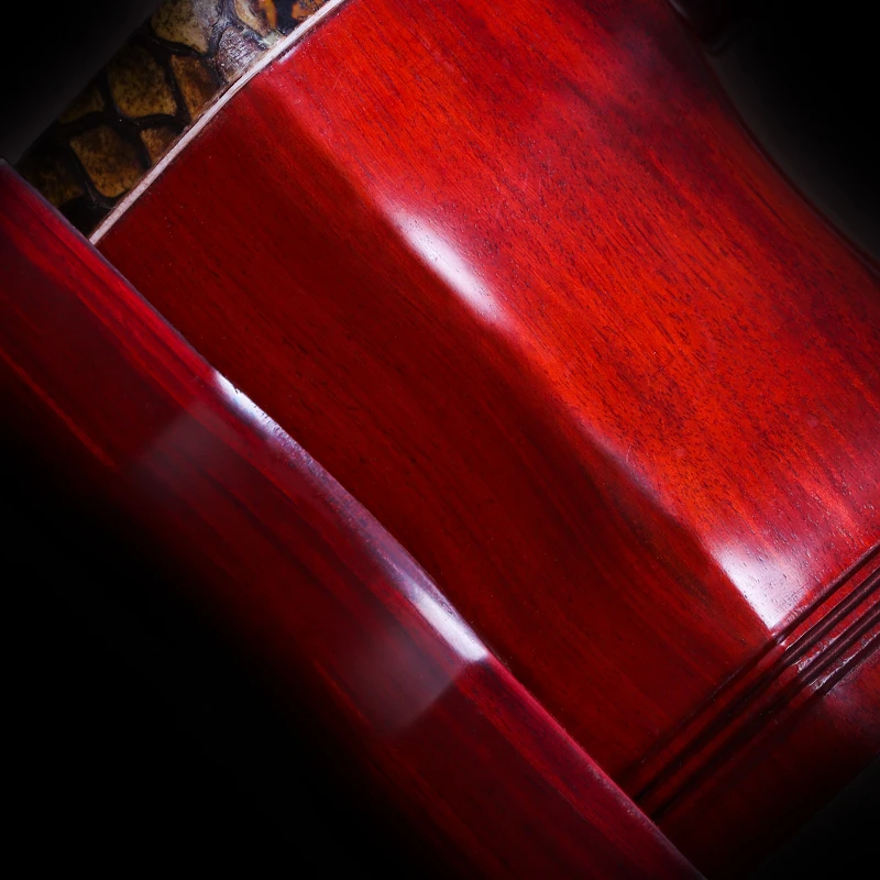African Leaflet Rosewood Erhu, Dragon Head Erhu, Ture, Golden Flower, Python Skin, Chinese Instrument, Professional Er Hu