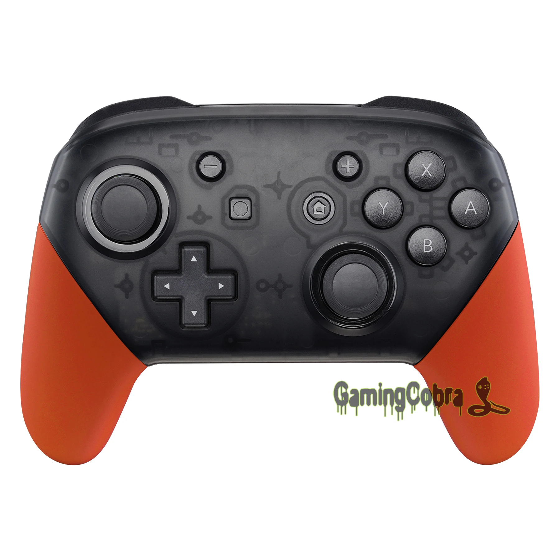

Soft Touch Orange Replacement Handle Grips Shell for Nintendo Switch Pro Controller