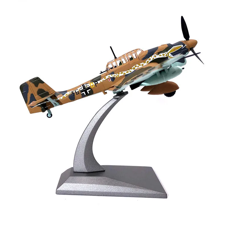 1/72 немецкая stuka JU-87 Ныряние бомбардировщик боевой самолет литой металлический самолет модель игрушки для коллекции подарок украшение для детей