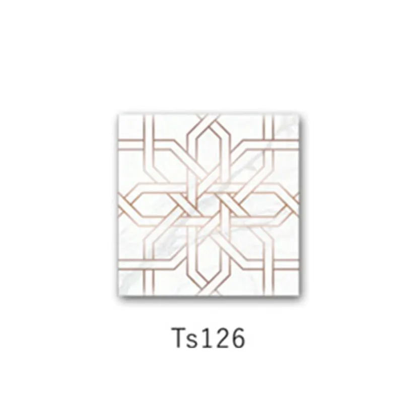 10 шт. наклейки на пол водонепроницаемые наклейки на пол ПВХ мраморные наклейки на стену домашний декор для плитки виниловые настольные обои - Цвет: Ts126