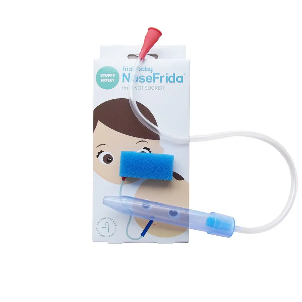 Портативный пылесос для носа, всасывающий пылесос для детей с мягким наконечником, безопасный уход за младенцем, абсорбционный носовой аспиратор