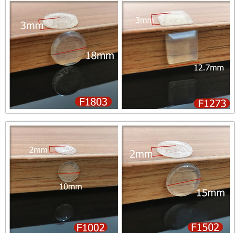 Cabinet Door Bumper Of Various Size Of Silicone Material For Kitchen Cabinet Self-adhesive Damper Pad For Door Stopper Cabinet Door Bumper Of Various Size Of Silicone Material For Kitchen Cabinet Self-adhesive Damper Pad For Door Stopper