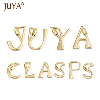 

Juya DIY Jewelry Making Accessories Trendy Popular Letter Lock Hook Spiral Clasps DIY Necklace Bracelets Hand Made Hanging Chain
