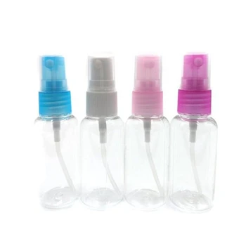 

Random Color 30Ml Portable Refillable Plastic Fine Mist Perfume Make Up Clear Empty Spray Sprayer Bottle Cosmetic Atomizers PET