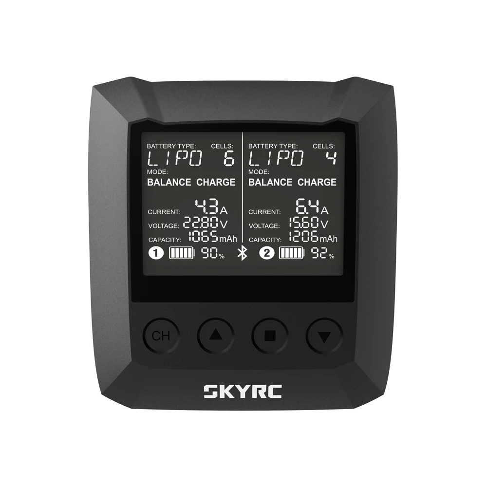 SKYRC B6 Nano Duo зарядное устройство 200 Вт 15A AC/DC BT приложение управление Смарт зарядное устройство для lipo Liion LiFe LiHV NiMH NiCd Батарея PB