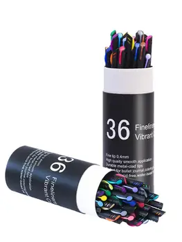 

36 Colors Journal Planner Pens Fine Point Markers Fine Tip Drawing Pens Porous Fineliner Pen For Journaling Writing Art Office