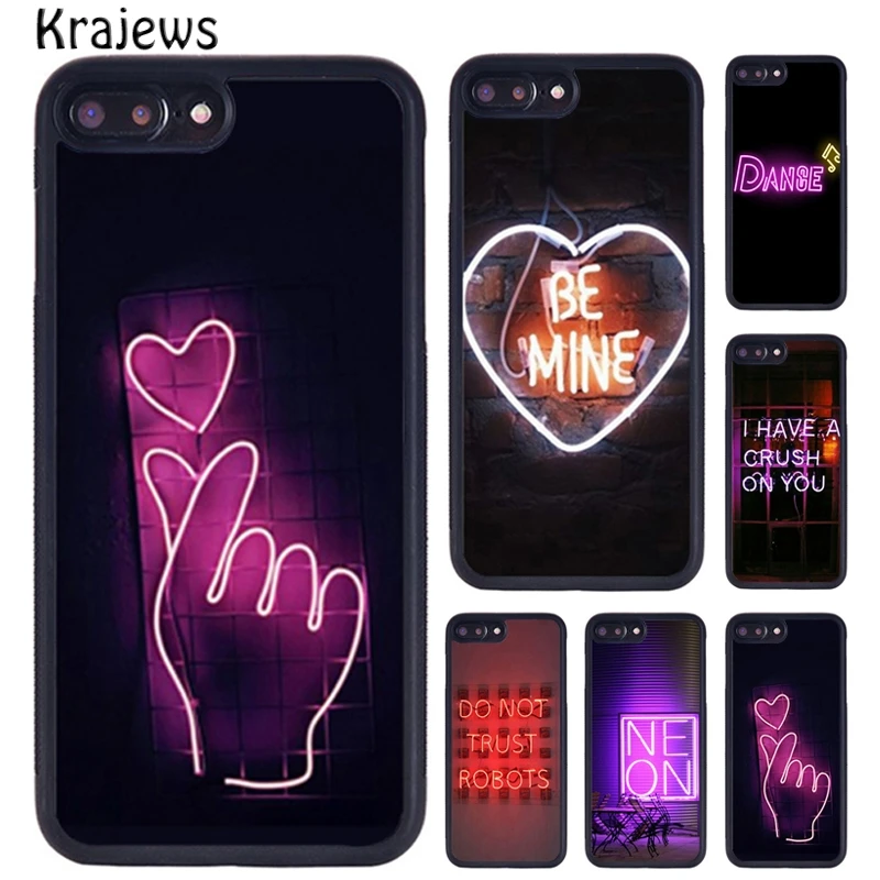 Neon light iphone case Clearance