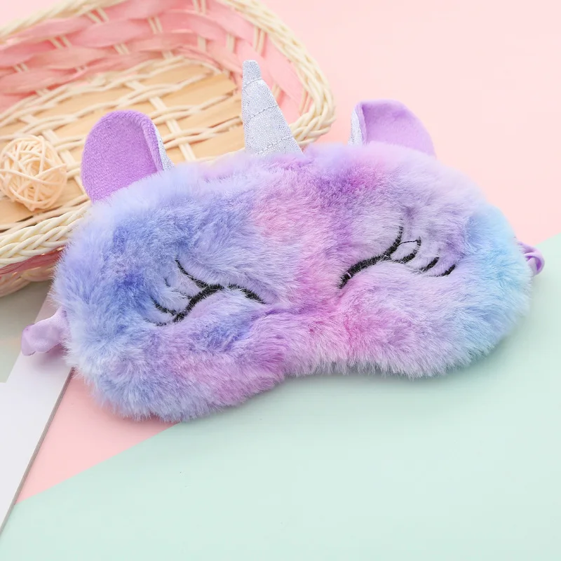 Cartoon Unicorn Party Anime Sleeping Mask Kids Gift Cute Blindfolds Travel Sleep Eye Band Shade Rest Eyepatch 6