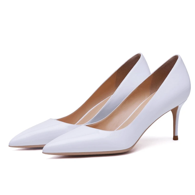 

2020 New Autumn 6cm Women's High Heels Shoes Solid Color Female Elegant OL Office Shoes Pointed Toe Fashion Women Pumps E0035