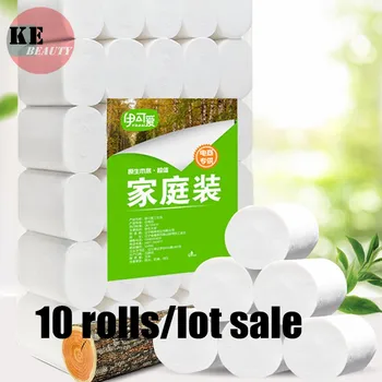 

Fast Shipping High Quality 10 rolls/lot Roll Paper Wall Mount Toilet Paper Holder Stainless Steel Bathroom Tissue Roll