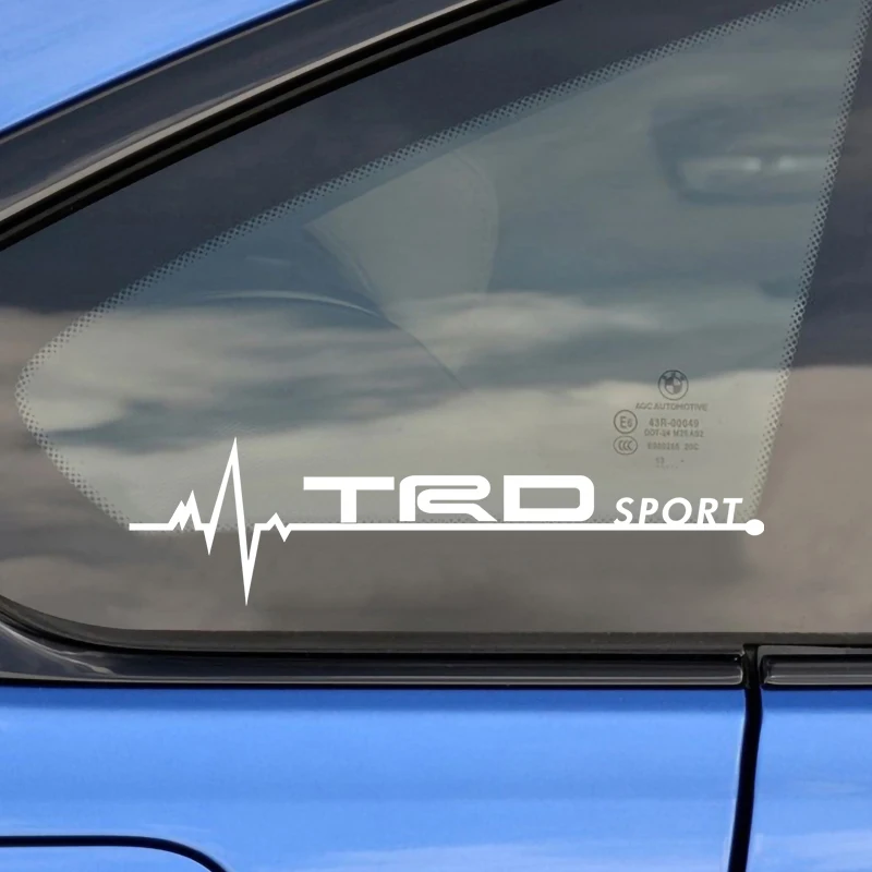 2 шт. автомобильный Стайлинг TRD Спортивная эмблема наклейка на окна автомобиля Наклейка для Toyota TRD CROWN Reiz Corolla Camry Vios аксессуары