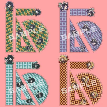 

4Pcs/Set Style Anime Demon Slayer: Kimetsu No Yaiba Cosplay Ruler Set Measuring Scale Students Cartoon Measure Ruler Gift