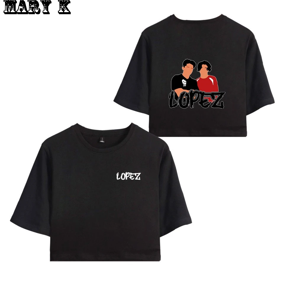 Укороченный топ с принтом Тони Лопес милый женский Дом гипе летние топы большого