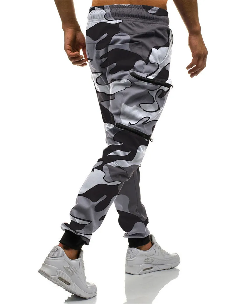 Мужские камуфляжные брюки s Joggers, новинка, красные камуфляжные брюки-карго с несколькими карманами, мужские хлопковые шаровары, штаны в стиле хип-хоп, уличная одежда