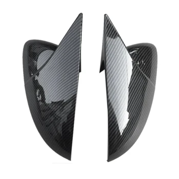 

For Scirocco PASSAT Beetle 2009-2018 Carbon Fiber Door Side Wing Rearview Mirror Ox Horn Cover Cap Car Accessories