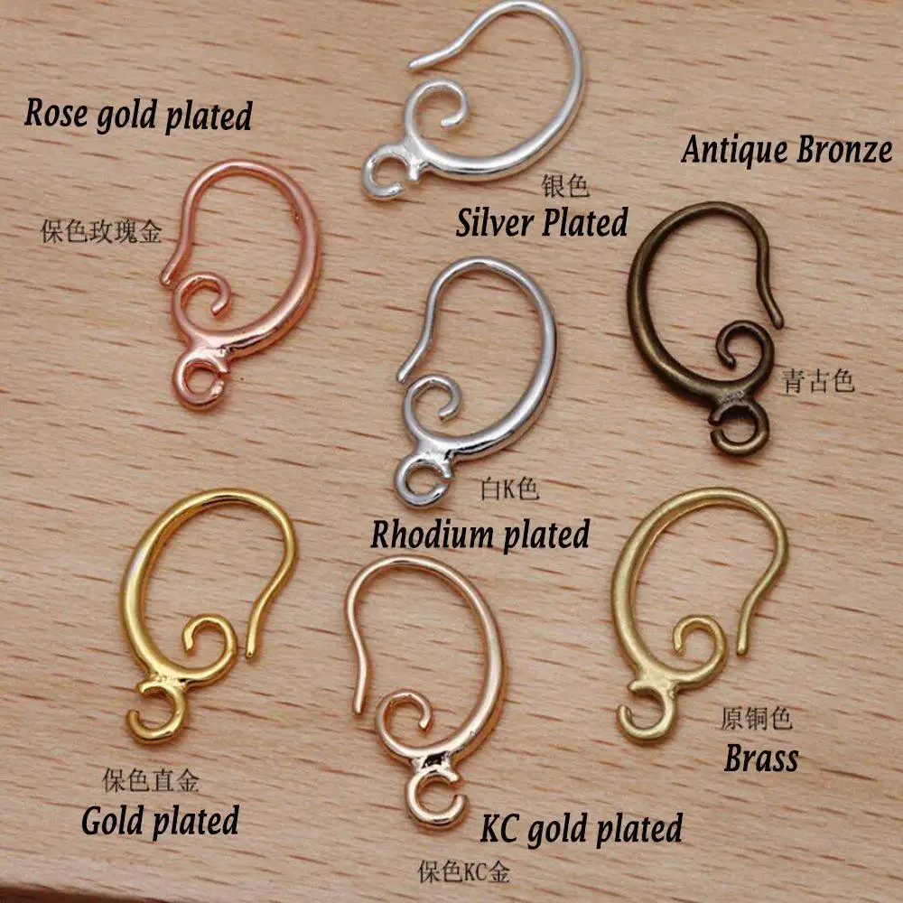 

200pcs pure copper ear hook earring accessories earring hooks jewelry findings