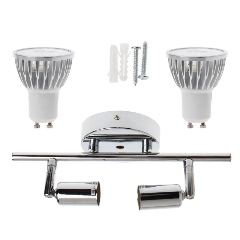

9W Indoor Ceiling Spotlight 2 Lights Modern Decoration Lamps GU10 Rotatable