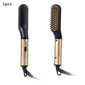 

Men'S Multi-Function Straight Hair Comb Beard Comb Styling Combing Hair Comb Ceramic Straight Hair Straightener