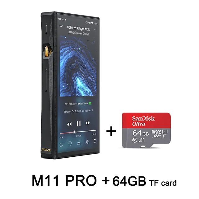 FIIO M11 PRO Samsung Exynos 7872 Android 7.0 Bluetooth Protable Music Player MP3 AK4497EQ High-performance Audiophile DAC DSD256 