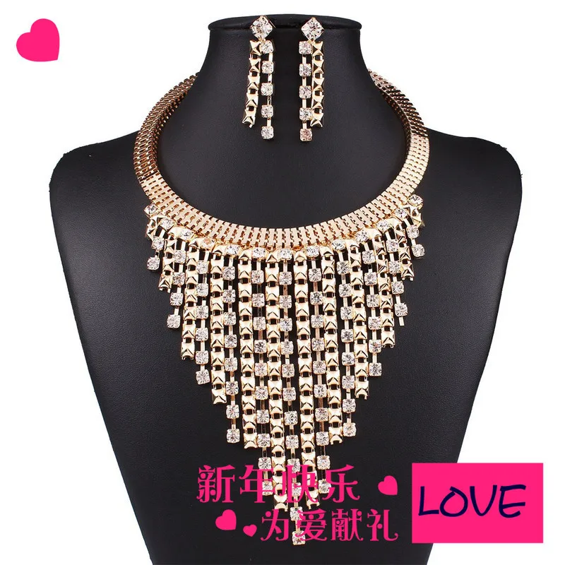 

Star Diamond Necklace Set Earrin