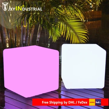 

40 cm led night club cube for outdoor party LED cube/LED bar chair/LED bar stool Factory Sale Free Shipping