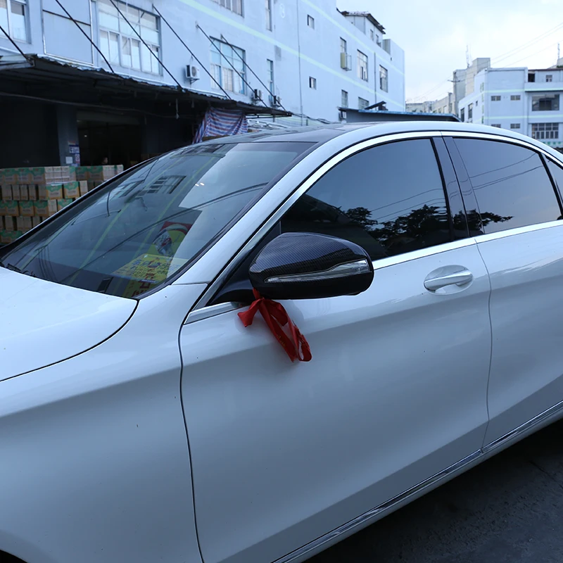 2 шт. RHD и LHD для Mercedes Benz C W205 E W213 GLC-Class X253 S Class W222 ABS автомобильное зеркало заднего вида крышка отделка Аксессуары