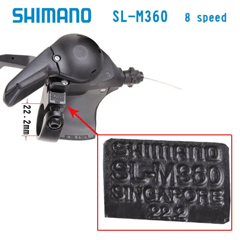 Shimano Acera SL-M360 M360 8 скоростей набор триггеров 3X8 w/внутренний кабель Left-3s Right-8s