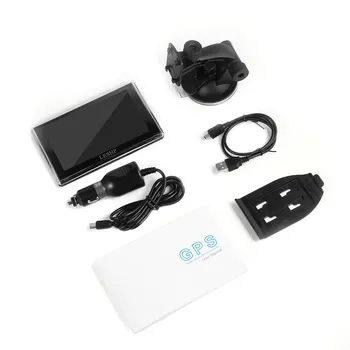 

LESHP Black Durable Car GPS Global Positioning System Touch Screen Navigation Map Free Upgrade Truck Navigators Automobile