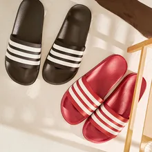 Lizeruee полосатые туфли унисекс; летние Нескользящие шлепанцы для ванной; домашние Вьетнамки; модные пляжные сандалии; ME528