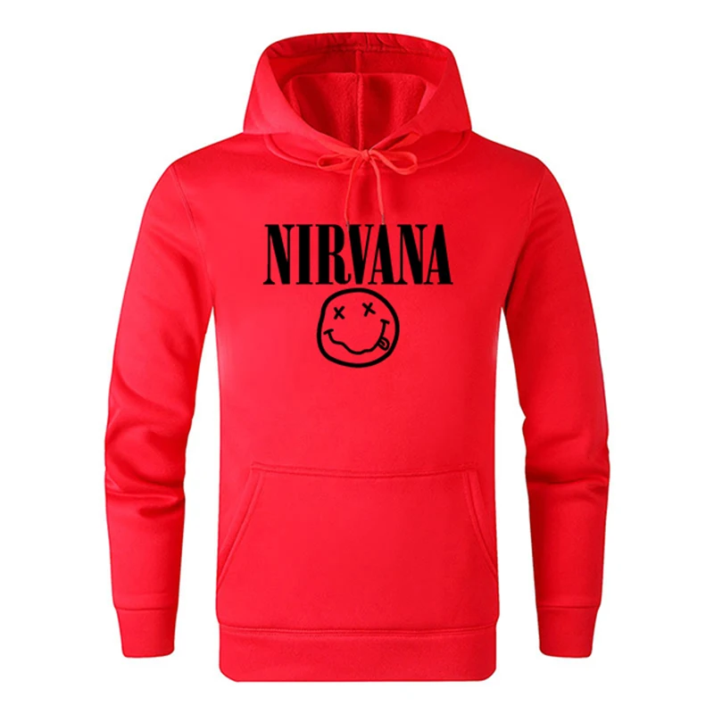 Nirvana Hombre, осенне-зимняя толстовка, пуловер с принтом в стиле рок, Харадзюку, хлопок, уличная одежда, топ с длинными рукавами в стиле хип-хоп