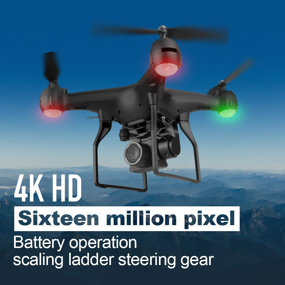F68 Профессиональный широкоугольный HD с камерой воздушный видео Летающий Wifi FPV Дрон RC вертолет Квадрокоптер Безголовый режим оптический поток