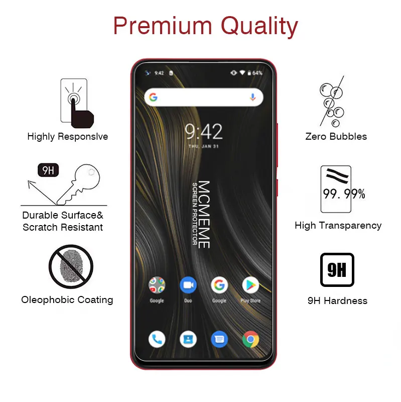Для UMIDIGI power 3 закаленное стекло 2.5D защитная пленка прозрачная защитная пленка для экрана стекло для UMIDIGI power 3 power 3 пленка