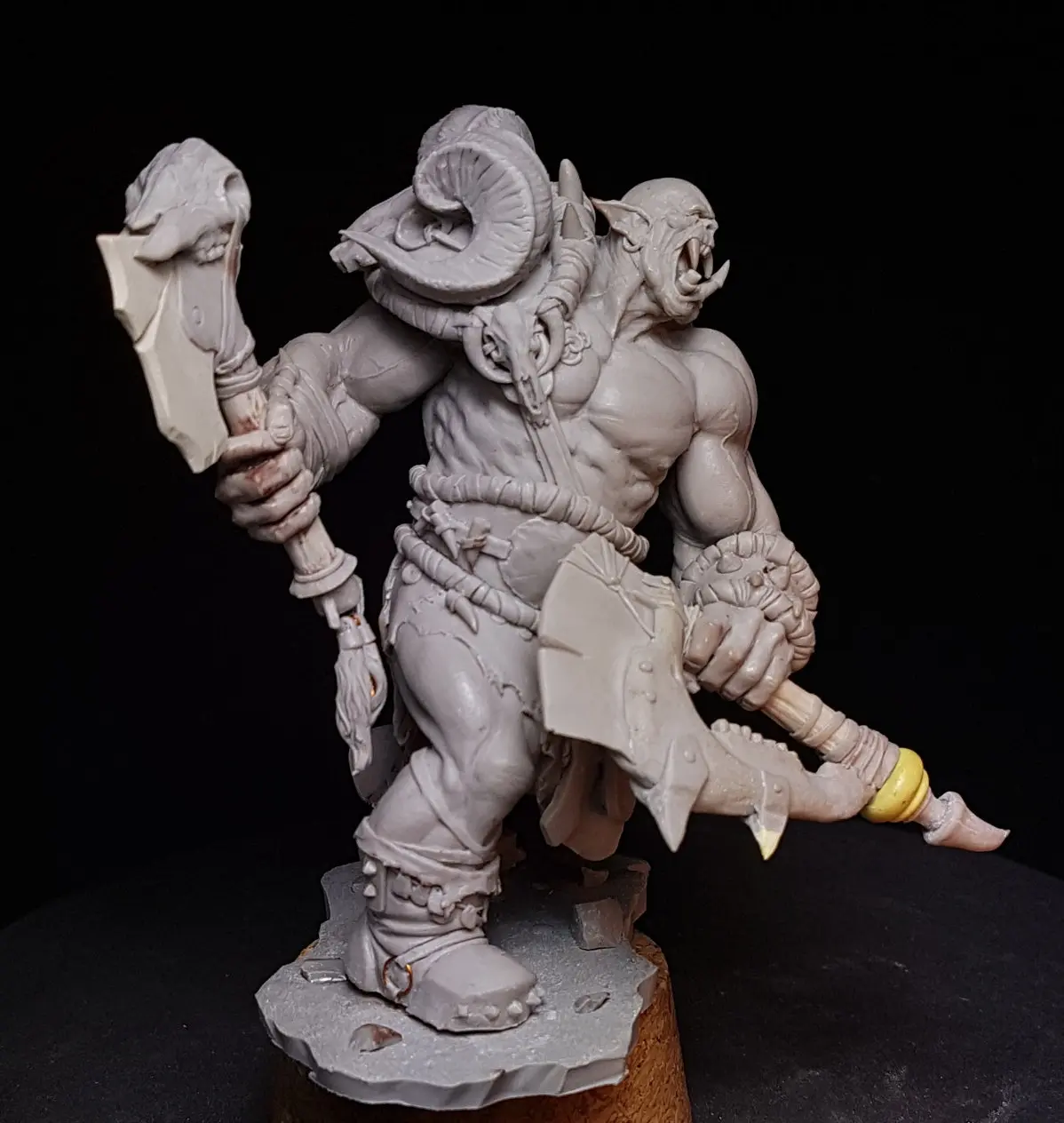 1/24 каучуковая фигурка модель комплект Unassambled Неокрашенный Orc Rager 619