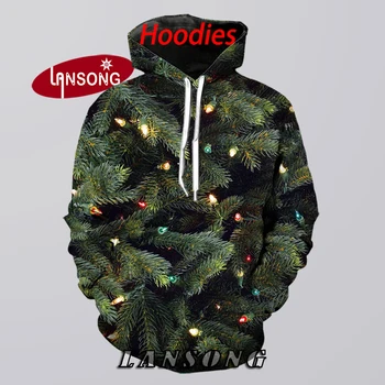 

christmas tree hoodie men zipper 3d print grinch sweatshirt/pants fashion harajuku pullover casual shorts streetwear clothes