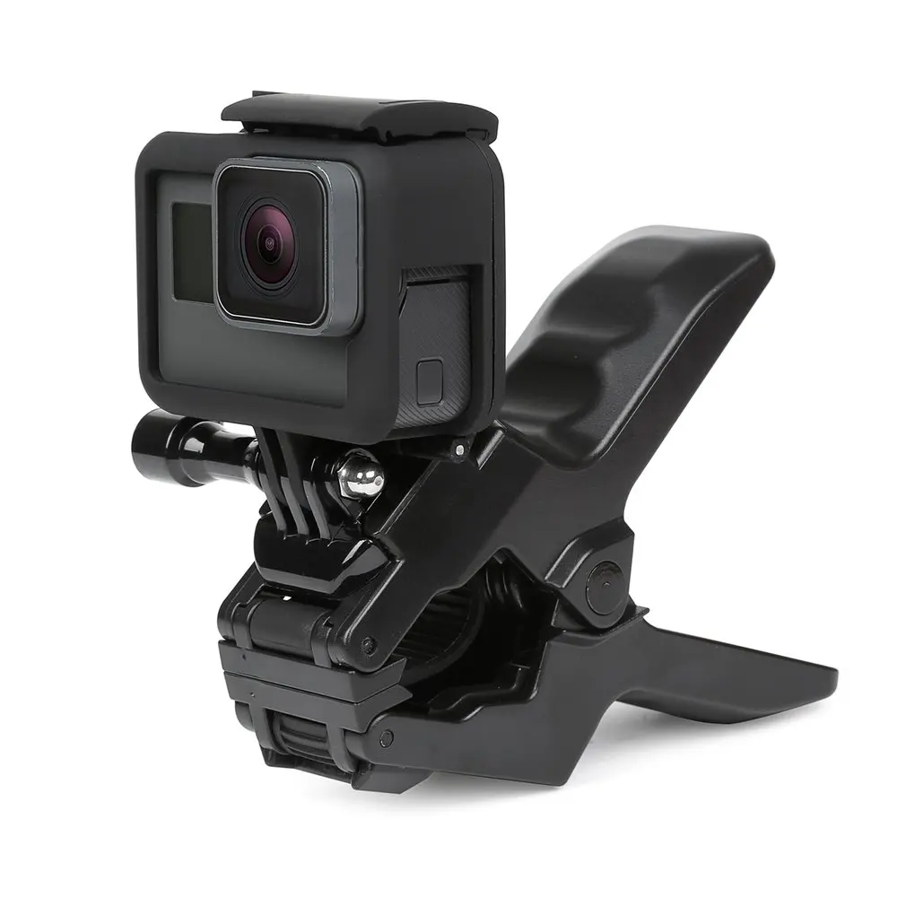 

For GoPro hero7/6/5/4/3/3+ Power Clips Snake Arms 8 Sections Universal Clamps Flexible Plywood Plate Holders