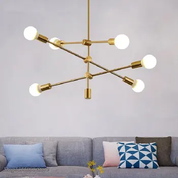 

Postmodern Led Magic Bean Pendant Lights Glass Ball Industrial Hanging Lamp for Living Room Kitchen Light Fixtures Home Decor
