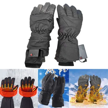 

1 Pair Of Gloves Rechargeable Electric Heating Gloves Winter Electric Heating Outdoor For Men Women