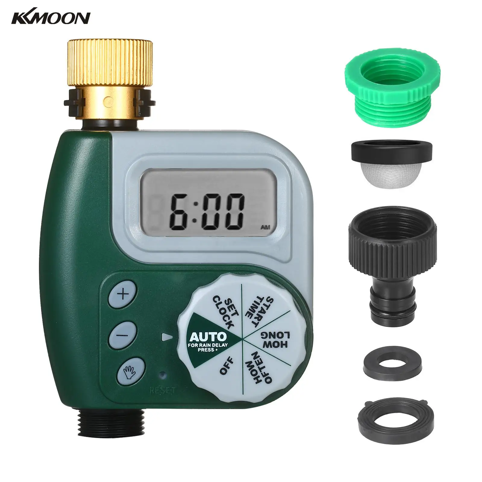 Digital Programmable Water Timer Automatic Irrigation Controller Garden Lawn Faucet Hose with Stainless Steel Filter | Дом и сад